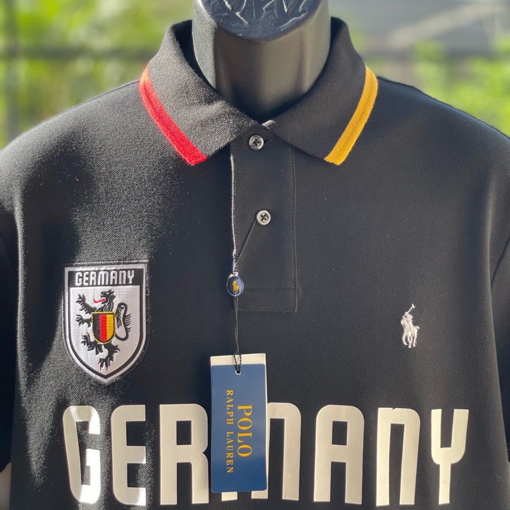 POLO‎ RALPH LAUREN GERMANY POLO BLACK SLIM FIT - Picture 4 of 7